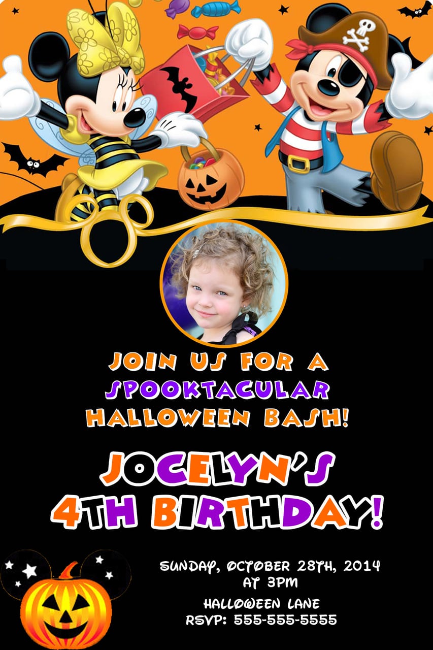 Doc    Halloween 1st Birthday Invitations â Halloween First